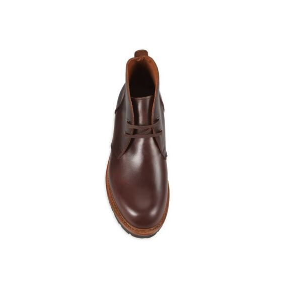 $650 NIB Allen Edmonds Brown Caden Leather Chunky Lug Sole Chukka Boots Size 9 D main image 5